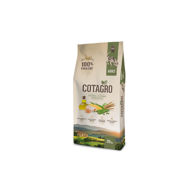 COTAGRO CROQUETTES POUR CHIENS ADULTES 20 KG