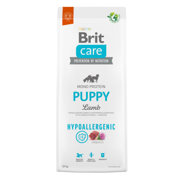 Brit Care hypoallergénique pour Chiot à l'Agneau et au Riz 12kg