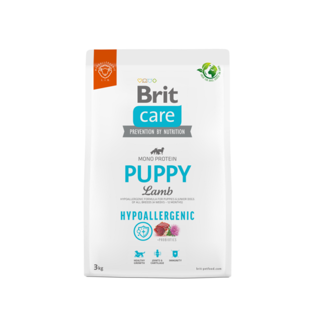 Brit Care pour Chiot à l'Agneau hypoallergénique 3kg