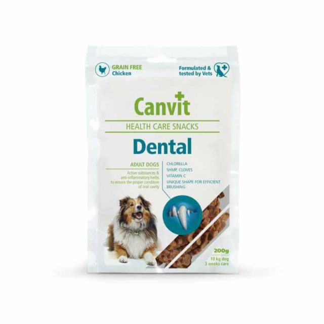 CANVIT DENTAL AU POULET POUR CHIENS ADULTES 200 GR