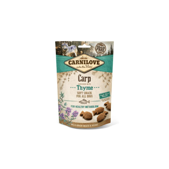 CARNILOVE SNACK CARPE POUR CHIENS 200 GR