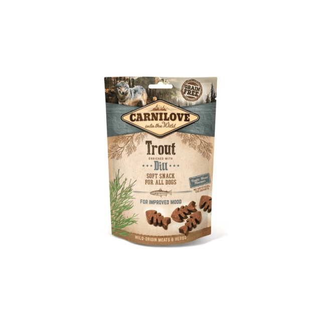 CARNILOVE SNACK TRUITE POUR CHIENS 200 GR