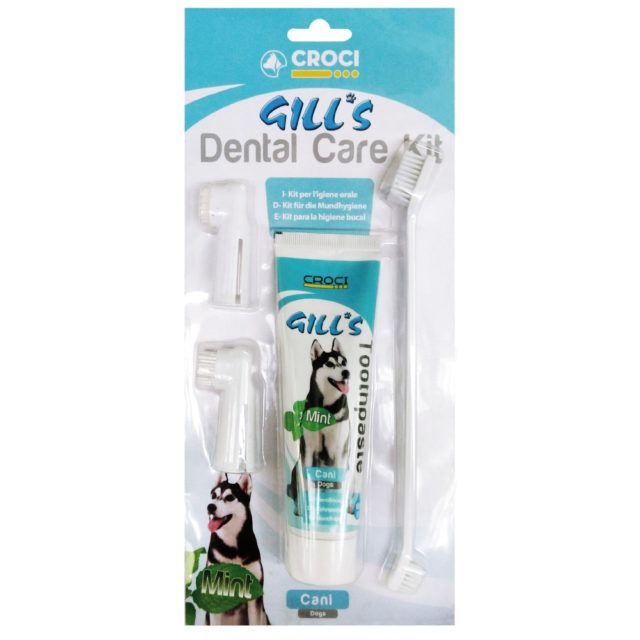 CROCI GILL’S DENTAL CARE KIT DENTIFRICE POUR CHIENS