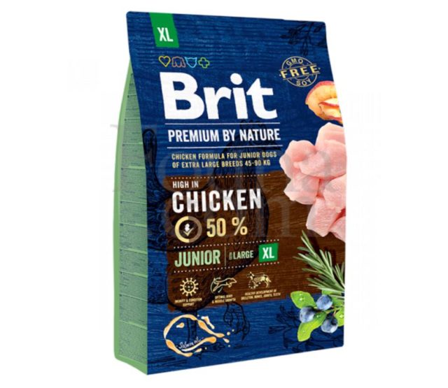 BRIT CROQUETTES POUR TRES GRANDS CHIENS XL JUNIORS 15 KG