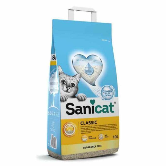 SANICAT Litière Classic Oxygene 10L