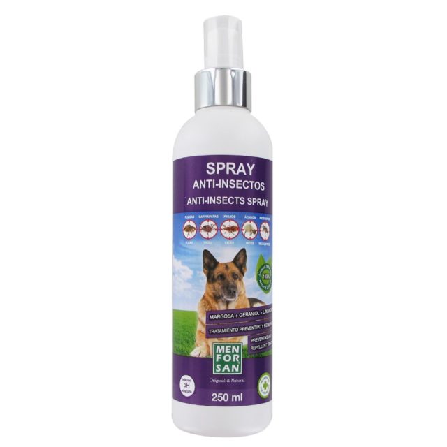 MEN FOR SAN SHAMPOING ANTI-INSECTES POUR CHIENS 300 ML