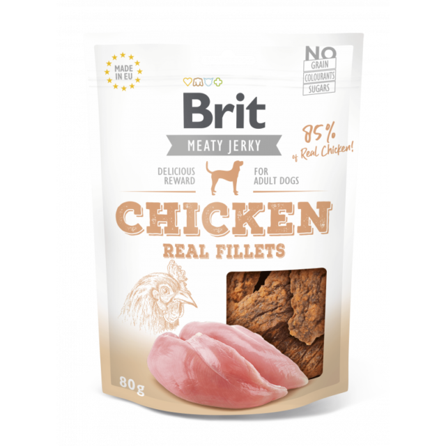 Brit Jerky Filets de Poulet 80g