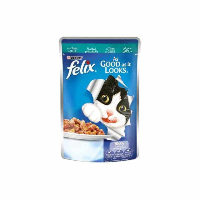 FELIX SACHET THON EN GELEE POUR CHAT 85 GR