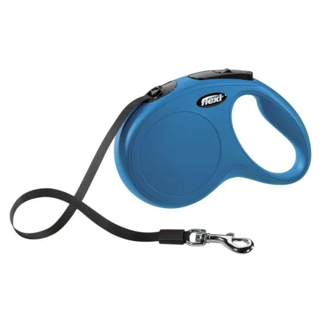 FLEXI LAISSE RETRACTABLE TAPE BLEU TAILLE L