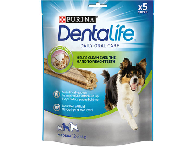 PURINA DENTALIFE SOINS BUCCODENTAIRES POUR MOYENS CHIENS 115 GR