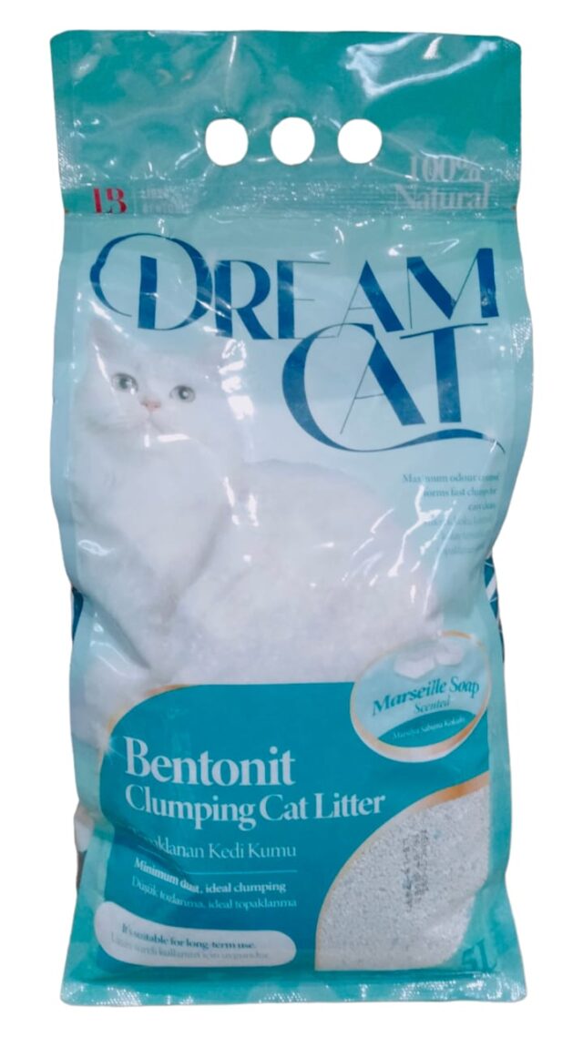 Dream Cat Litière Agglomérante Savon de Marseille 5L