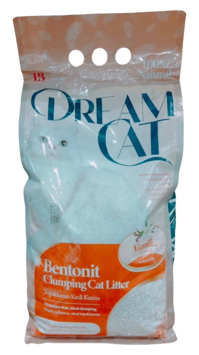 Dream Cat Litière Agglomérante Vanille 5L