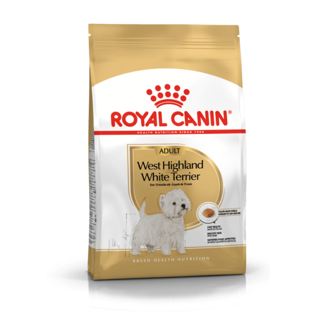 ROYAL CANIN WEST HIGHLAND WHITE TERRIER CHIEN ADULTE 3 Kg