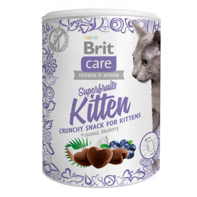 Brit Care Cat Snack Superfruits pour Chaton 100g