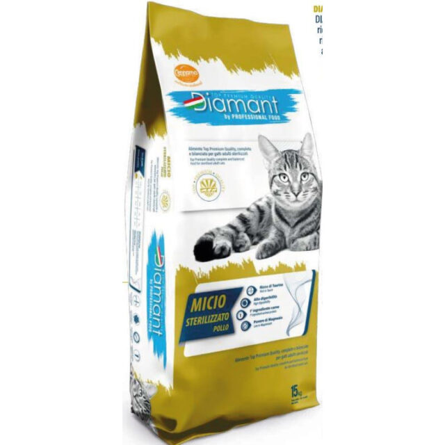 Diamant Cat au Poulet pour chat stérilisé 15kg